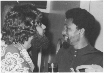 Neogy with Nigerian playwright Wole Soyinka